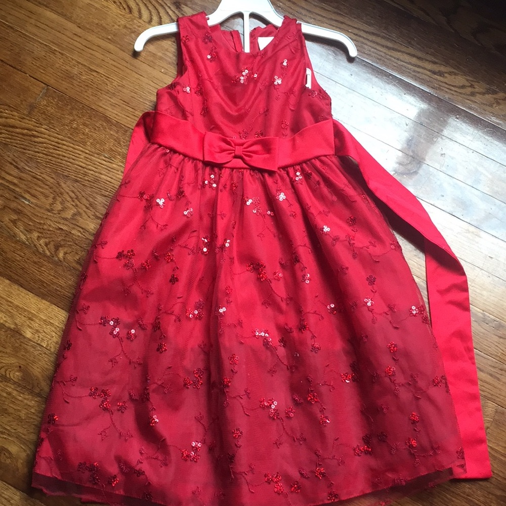 Toddler red dress